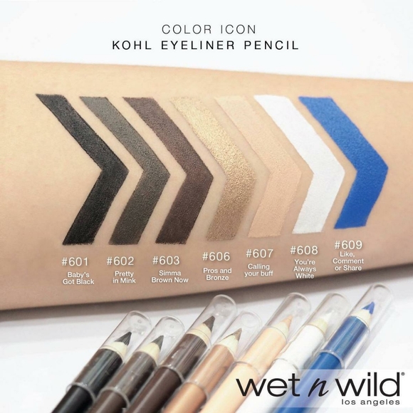 🍒 5/$20 new wet n wild Kohl Brown Eyeliner Makeup Artist Glam Sephora Kylie - Picture 6 of 11